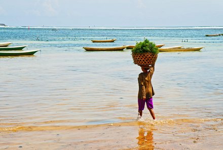 Bali mit Kindern - Bali for family - Boote vor Nusa Lembongan