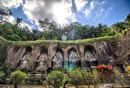 Bali mit Kindern - Bali for family - Blick auf Gunung Kawi