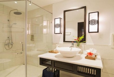 Vietnam for family individuell - Hoi An Ancient House Resort & Spa - Badezimmer