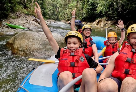 Malaysia mit Kindern - Malaysia Urlaub mit Kindern - Malaysia Rundreise mit Kindern - Rafting