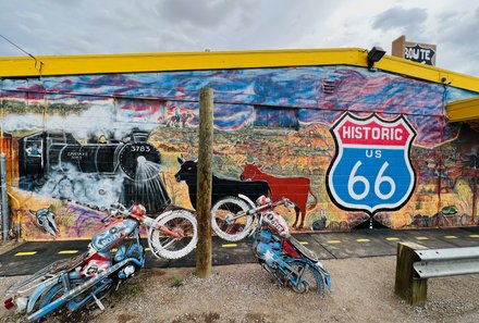 USA Familienreise - USA Westküste for family - Stopp in Seligman - Route 66