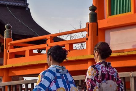 Japan for family individuell - Kyoto - Frauen mit Gewand