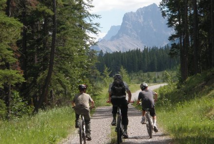 Rocky Mountains mit Kindern - Rocky Mountains for family - Radtour