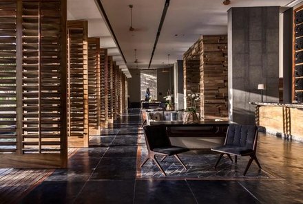 Mexiko for family Deluxe - Nizuc Resort & Spa - Flur