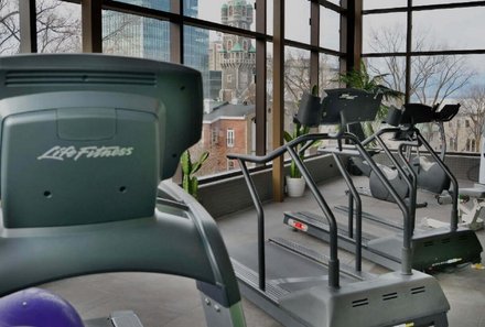 Ostkanada for family - Ostkanada Familienreise mit Kindern - Hotel Le Concorde Quebec - Fitness