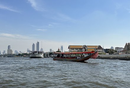 Thailand Familienreisen - Thailand Family & Teens - Chao Phraya River mit Longtailboat
