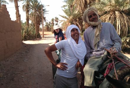 Marokko mit Kinder - Reiseleiter mit Bauer