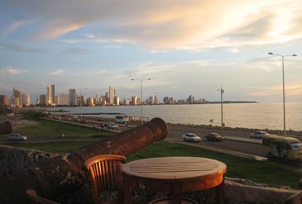 Kolumbien mit Kindern  - Kolumbien for family - Cartagena Sonnenuntergang