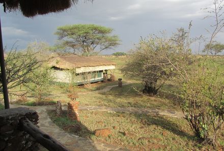 Tansania mit Kindern  - Tansania for family - Haus in der Steppe