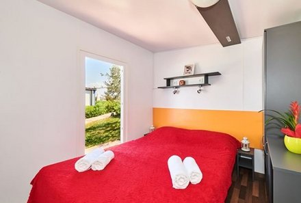 Kroatien mit Kindern - Kroatien for family - Novigrad - Superior Mobile Homes in Camping Kastanija - Zimmer