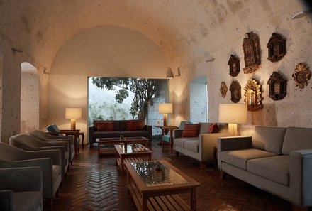 Peru Family & Teens - Peru for family - Hotel Posada Monasterio Arequipa - Lounge