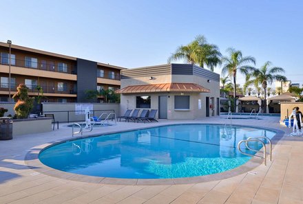 USA Familienreise - USA Westküste for family - Los Angeles - Best Western Plus Stovall's Inn - Pool