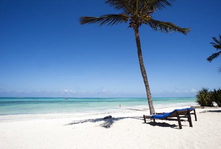 Tansania Familienreise - Tansania Family & Teens - Sansibar - Weißer Strand und blaues Meer