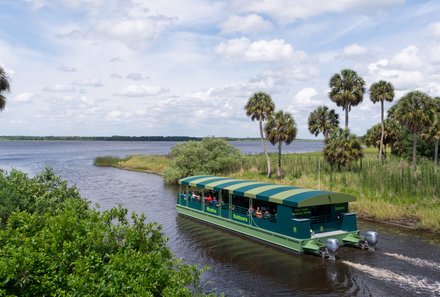 Florida Rundreise mit Kindern - Florida for family individuell - Bootsfahrt im Myakka River State Park