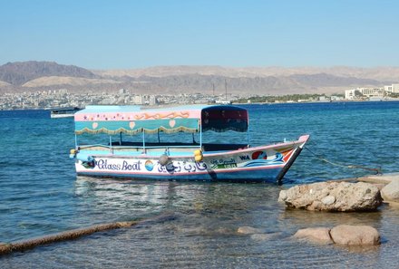 Jordanien Rundreise mit Kindern - Jordanien for family - Aqaba Boot