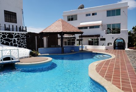 Galapagos Family & Teens - Galapagos Familienreise - Verlängerung San Cristobal - Casa Opuntia Pool