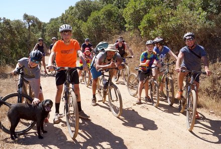 Algarve for family - Familienreise Algarve mit Kindern - Fahrradtour Gruppe