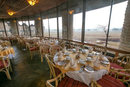Kenia Familienreise - Kenia for family - Taita Hills - Salt Lick Safari Lodge - Restaurant