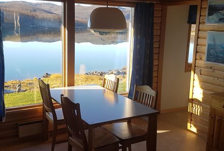 Schweden Familienurlaub - Schweden for family - Vuoggatjalme- Ferienhäuser - Essensbereich
