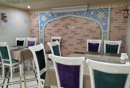 Usbekistan for family - Hotel Grand Vizir - Essensbereich