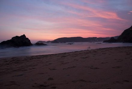 Mexiko mit Kindern - Expertin für Mexiko und Afrika Familienurlaub - Sonnenaufgang Mazunte