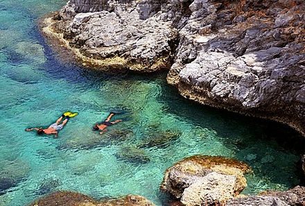 Malta Familienreise - Malta for family - Schnorcheln im Mittelmeer