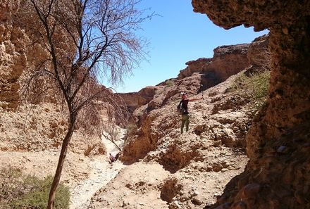 Namibia Familienreise im Mietwagen mit Dachzelt - Erongo Gebirge