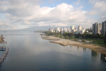 Kanada mit Kindern - Vancouver Island for family - Vancouver - Panorama auf Vancouver