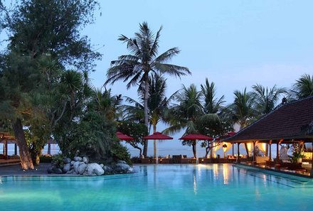 Java-Bali Family & Teens - Bali Familienurlaub - Griya Santrian - Pool