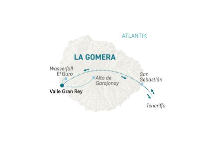 La Gomera Karte 2022 - La Gomera mit Kindern