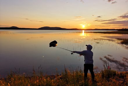 Schweden Familienreise - Schweden for family - Polarkreis - Angeln mit Kindern
