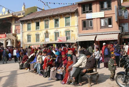 Nepal Familienreise - Nepal for family - Boudnath