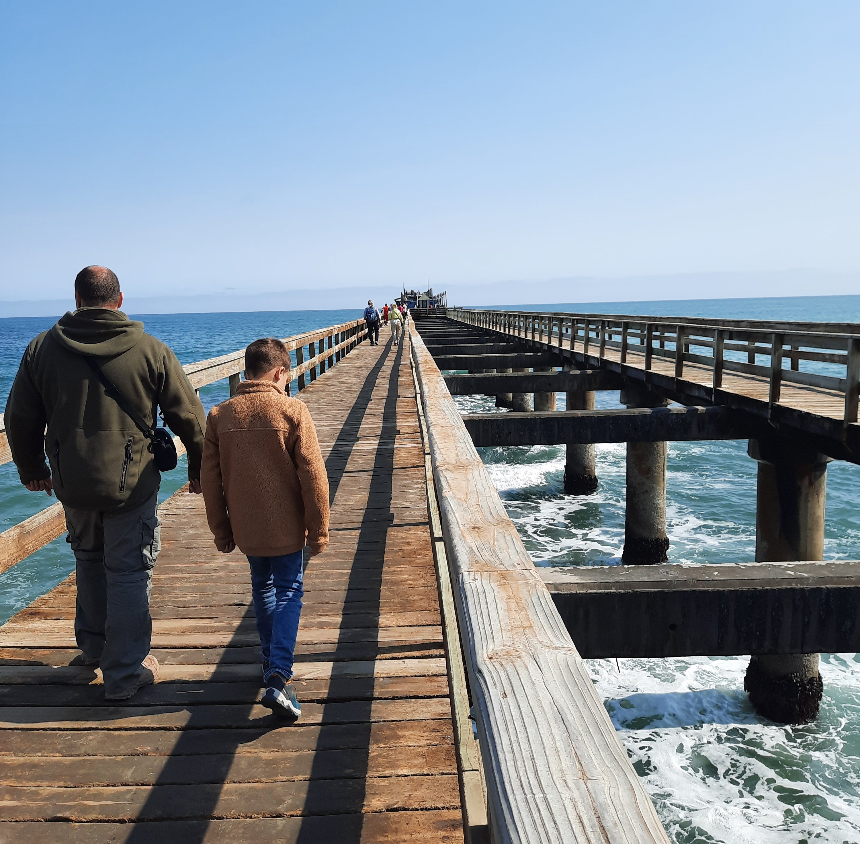 Namibia Selbstfahrerreise mit Kindern - Namibia Dachzelt Erfahrungen mit Kindern - Swakopmund - Pier