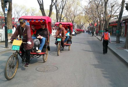 China Familienreise - China mit Kindern - Rikschafahrt