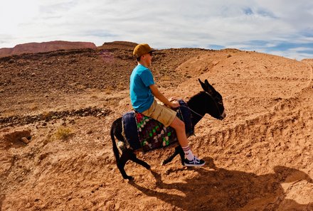 Familienreise Marokko - Marokko for family Deluxe - Eseltrekking im Tal Ait Ben Haddou