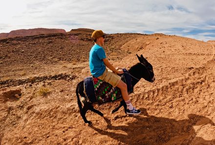 Familienreise Marokko - Marokko for family individuell - Esel-Trekking im Tal von Ait Ben Haddou