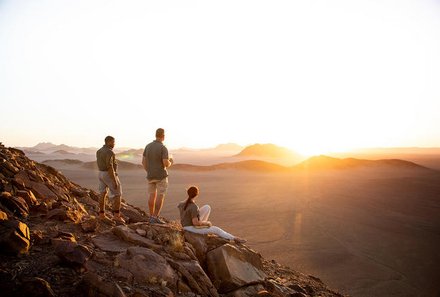 Namibia Deluxe Familienreise individuell - Sossusvlei - Sonnenuntergang