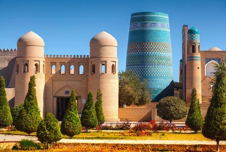 Usbekistan Familienreise - Chiwa - orientalisches Gebäude