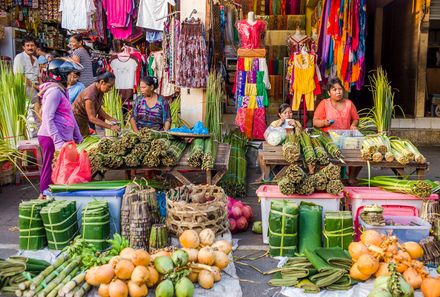 Bali mit Kindern - Bali for family - Stöbern auf dem Candidasa Markt