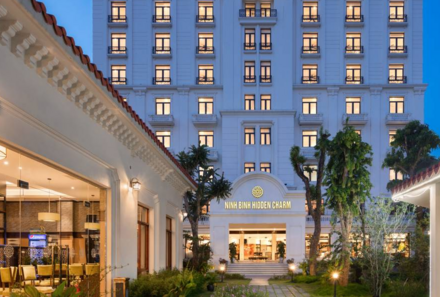 Vietnam Familienurlaub - Restaurant Ninh Binh Hidden Charm Hotel