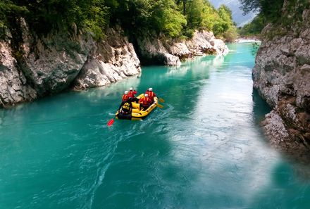 Slowenien Familienreise - Slowenien for family - Bled Rafting