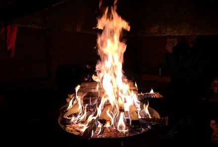 Schweden Familienreise - Schweden for family - Polarkreis - Feuer machen