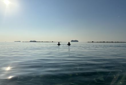 Familienreise Zypern - Zypern for family - Baden im Mittelmeer auf Zypern