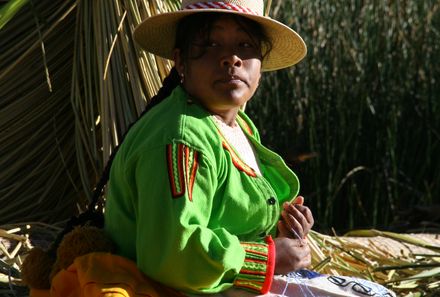 Peru Familienreise - Peru Teens on Tour - Einheimische Frau