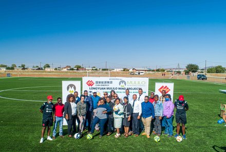 CO2-Kompensation bei For Family Reisen - Emissionskompensation Familienurlaub - ClimatePartner - lokale Fußballmannschaft - Südafrika
