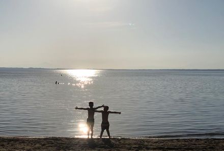 Griechenland Familienreise - Chalkidiki for family - Abschied nehmen vom Strand