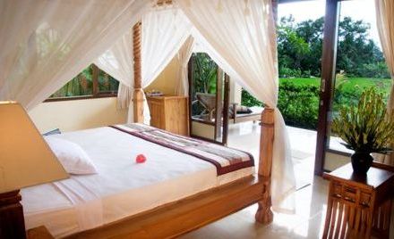 Bali mit Kindern - Sri Bungalows Ubud Zimmer