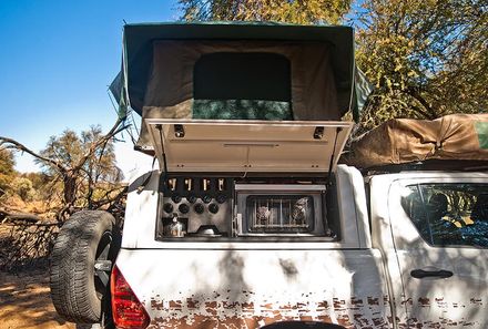 Namibia Familienreise - Namibia for family individuell - Namibia2go Double Cab 4x4 mit Dachzelt