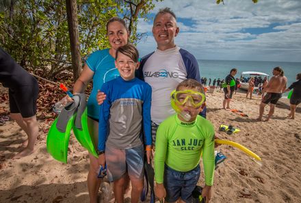 Australien for family - Australien Familienreise -  Familie an Strand