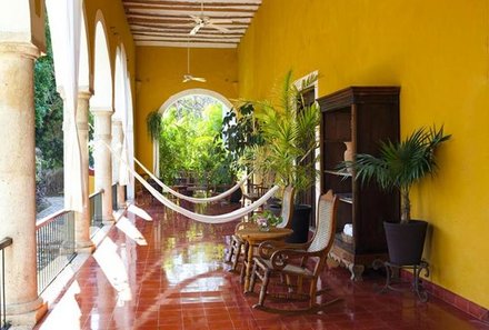 Mexiko for family Deluxe - Hacienda San Jose a Luxury Collection Hotel - Sitzgelegenheit